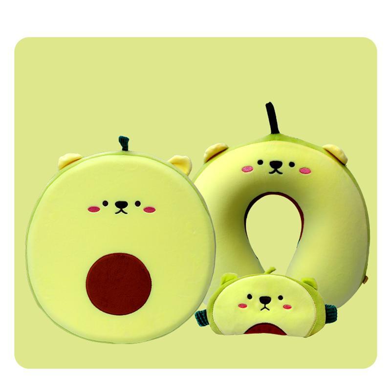 Avocado sleep eye mask detail image 2