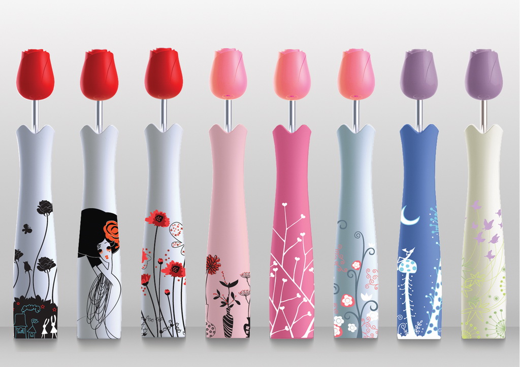 玫瑰花伞，瓶装伞详情图7