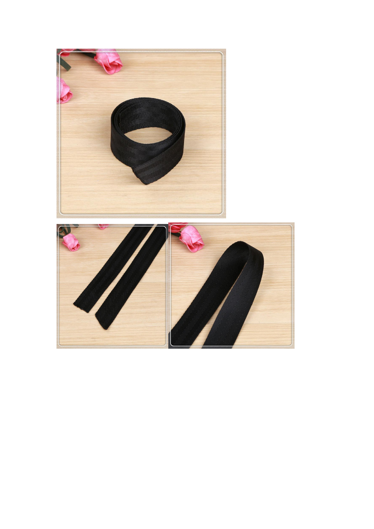 Factory direct sales of 5cm grey 5-striped safety belt webbing. Large stock available. Bulk sales of children's car safety belts detail image 4