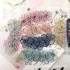 Korean version of DIY handcrafted fascinator silk crossclip haircard clothing patchwork accessories cloth flower crystal accessories thumbnail