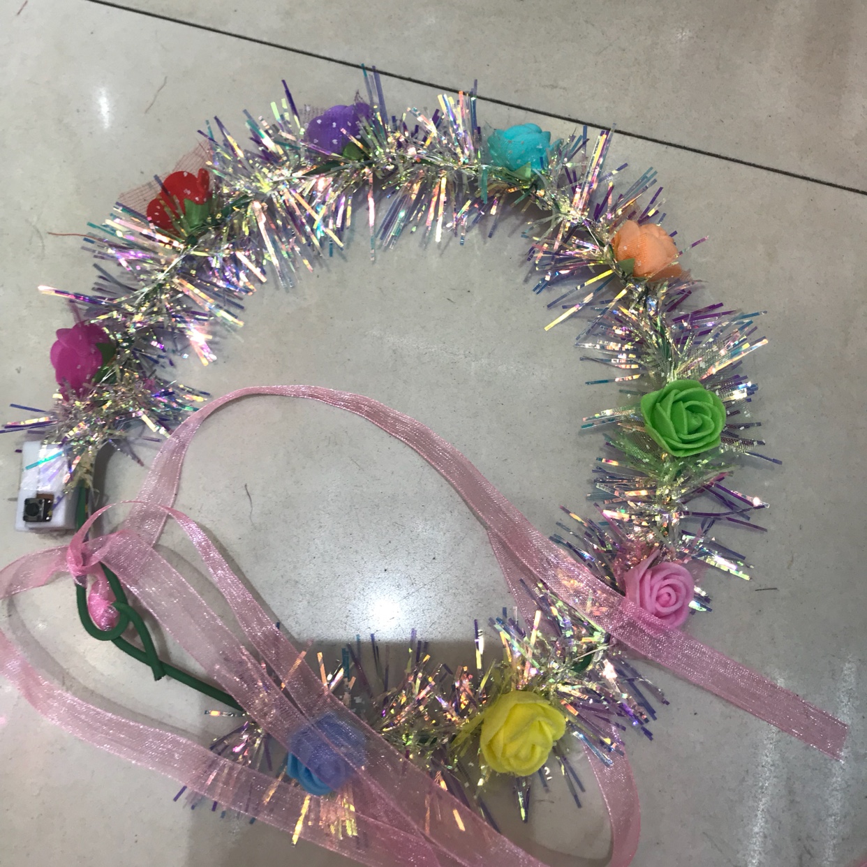 Floret glitter with lamp cap ring thumbnail