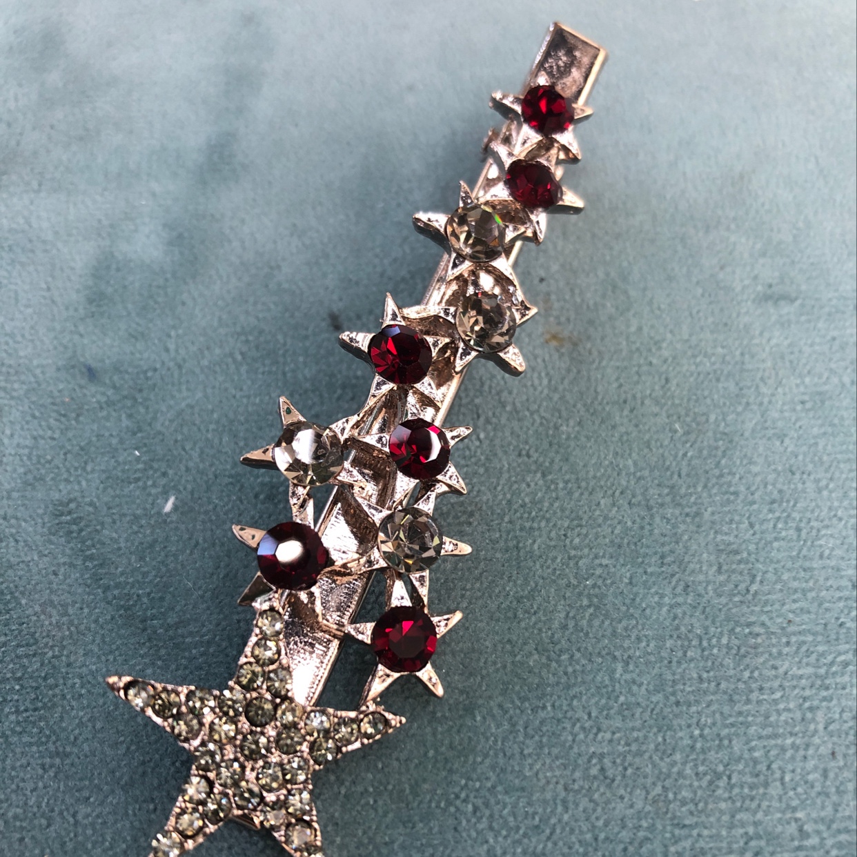 Elegant star one-piece clip creative accessory hair clip for girls details Picture