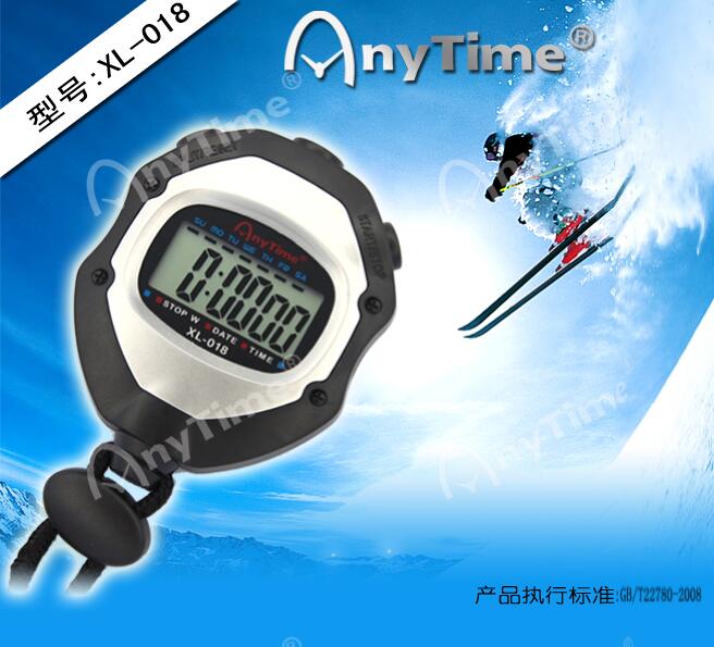 Factory direct sales XL-018 professional waterproof stopwatch electronic stopwatch Metal running timer stopwatch professional