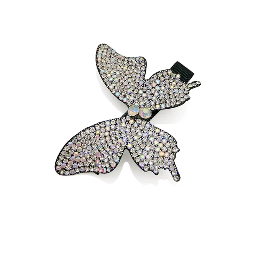 Close-up of Butterfly Drill Bobby Pin showing intricate wing details