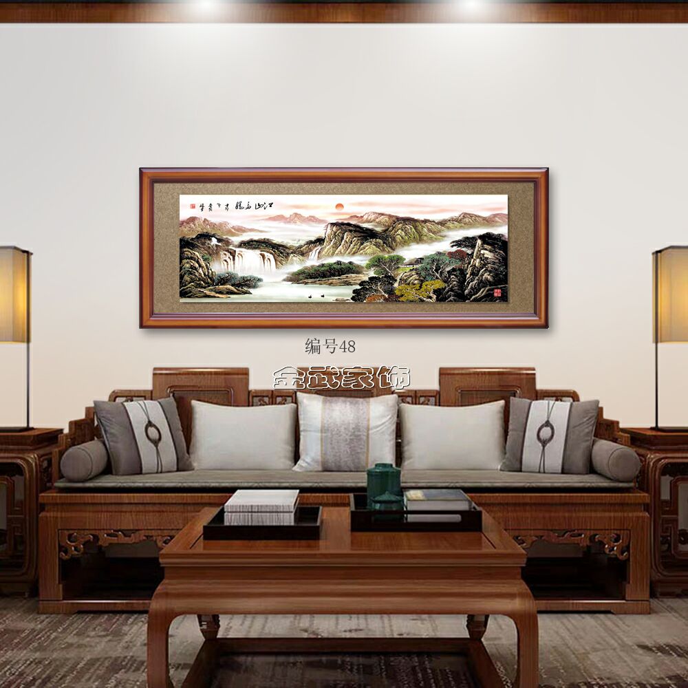 Chinese Home Decoration Seven Color Baking Paint Bronzing Craft Office Hotel Opened Qiao Move To Celebrate The Wedding Gift Classical Large Plaque undefined