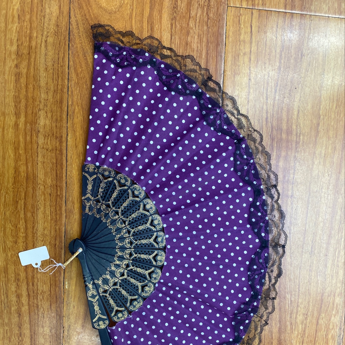 Polka dot lace