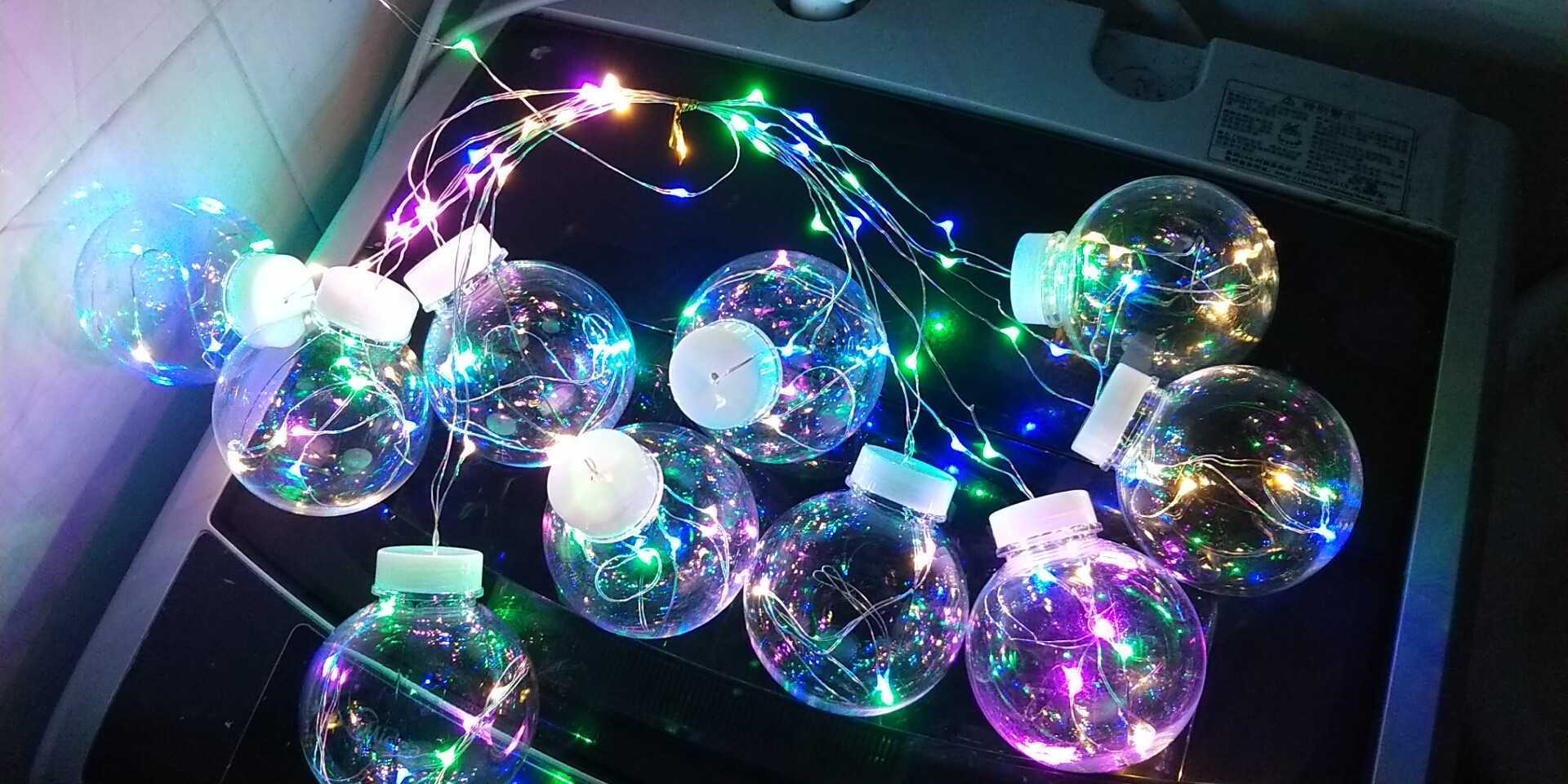 Wang Hua's 10 colorful lanterns and 10 copper wire wishing balls