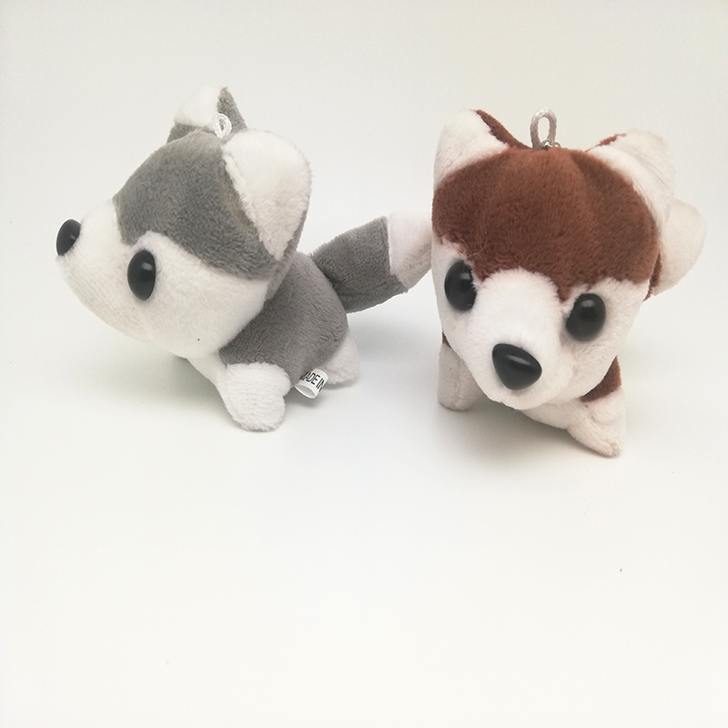 Cute plush husky pendants, car keychains, backpack decorations, wedding scattering gifts, clothing accessories, dolls detail image 2
