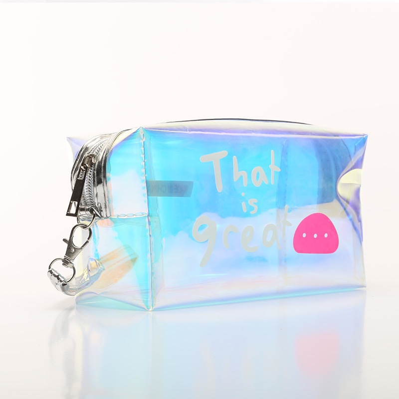 The original manufacturer of the best-selling TPU prince bag, the color-changing cosmetic bag, the waterproof toiletry bag, the gift bag, and the customized logo Item Picture