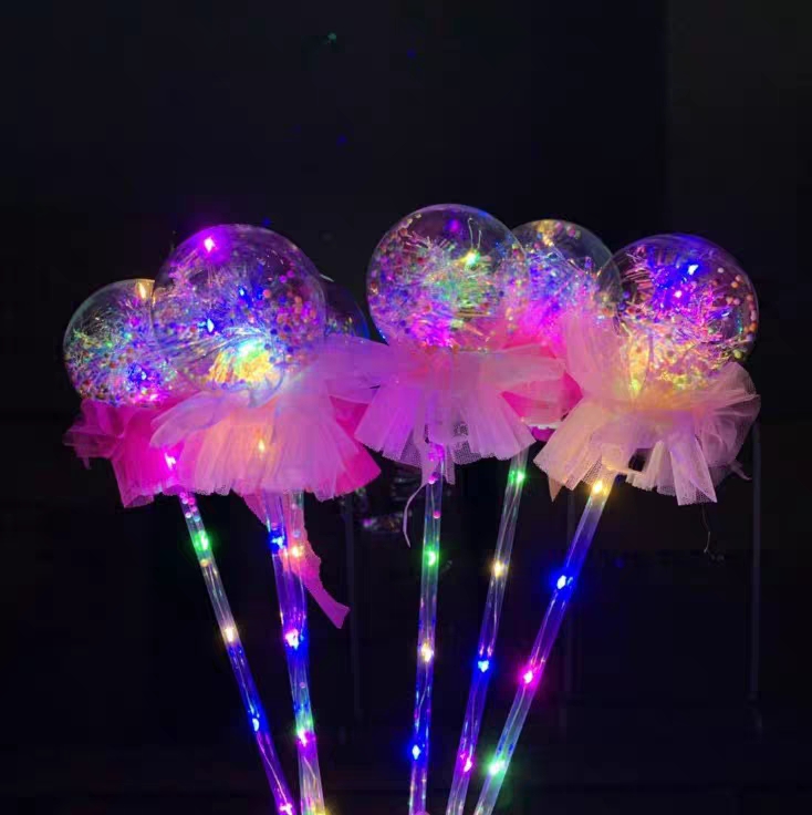 抖音同款星空球魔法棒新款波波球儿童仙女棒发光玩具夜市广场热卖细节图