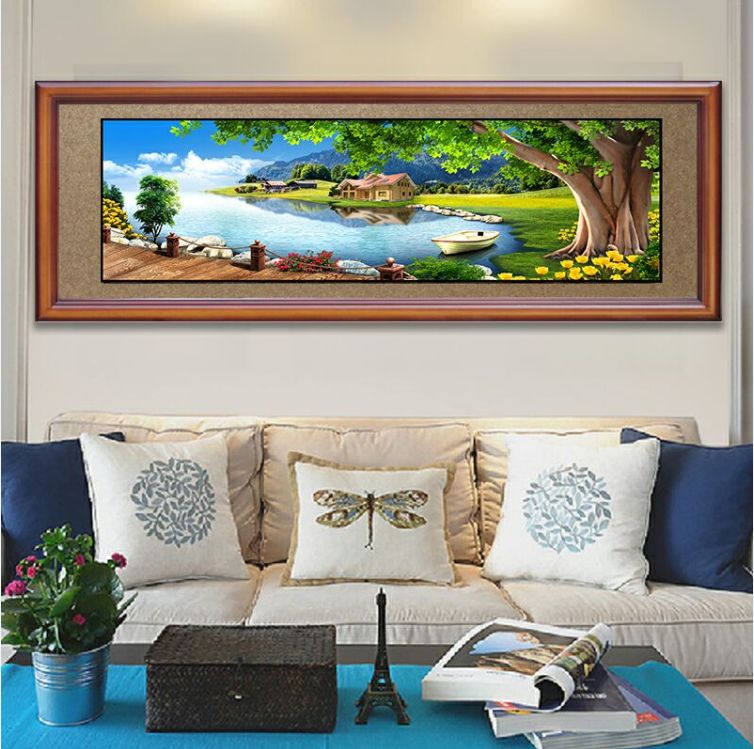 Chinese Home Decoration Seven Color Baking Paint Bronzing Craft Office Hotel Opened Qiao Move To Celebrate The Wedding Gift Classical Large Plaque undefined