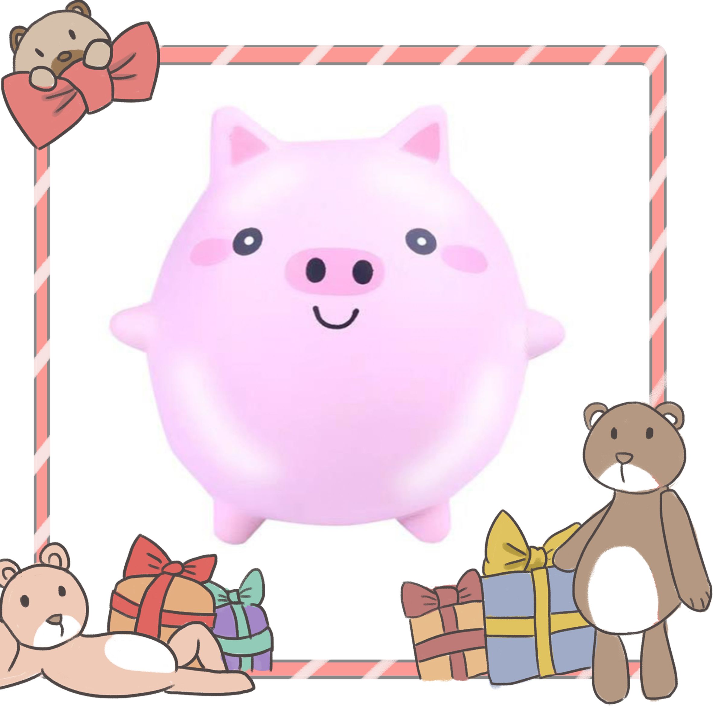 Squishy is slow to rebound and release pressure to vent PU Hai toys cross-border domestic sales withholding to vent new eggs and pigs thumbnail