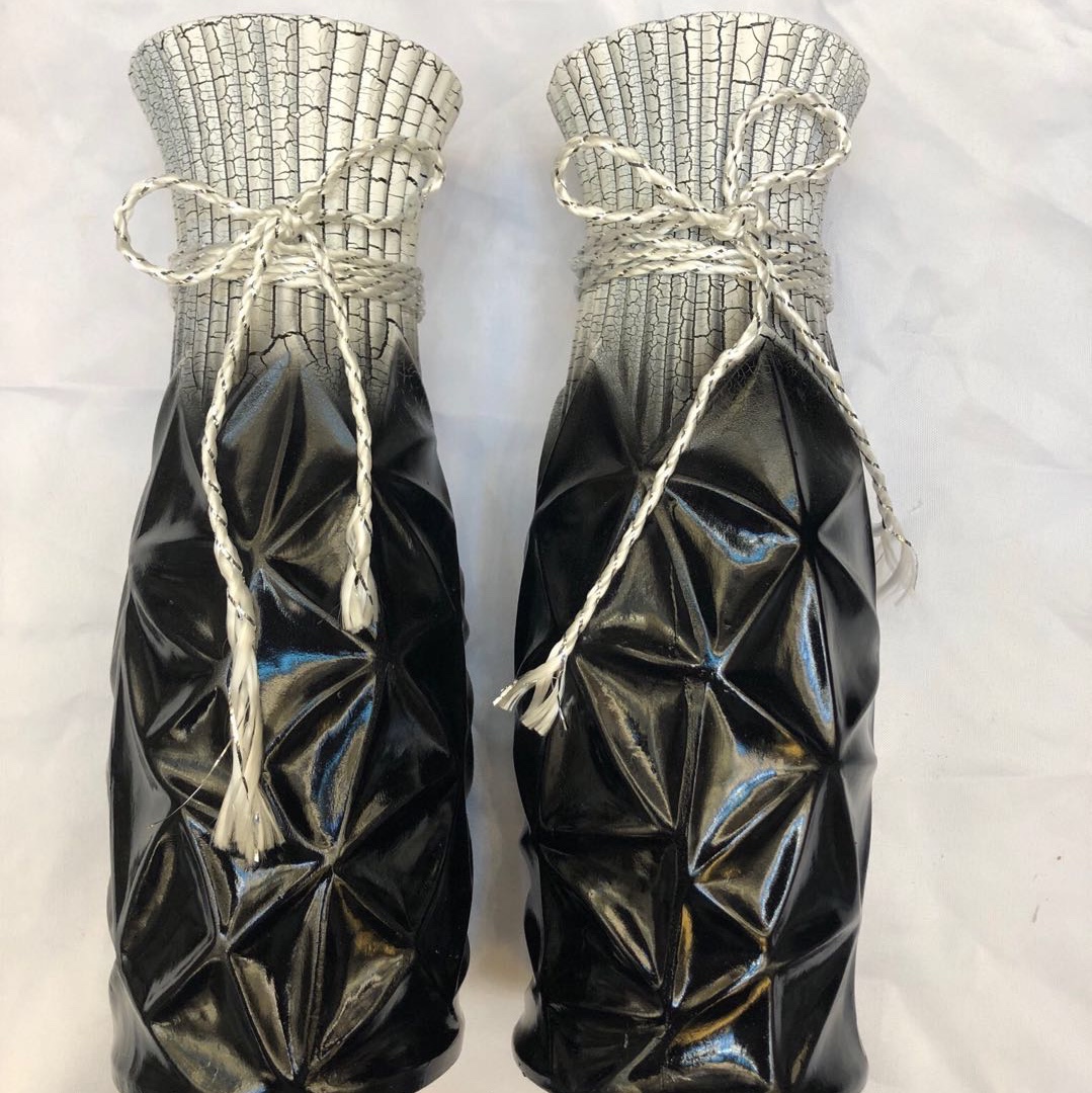 30公分花瓶/陶瓷花瓶/仿木质陶瓷细节图