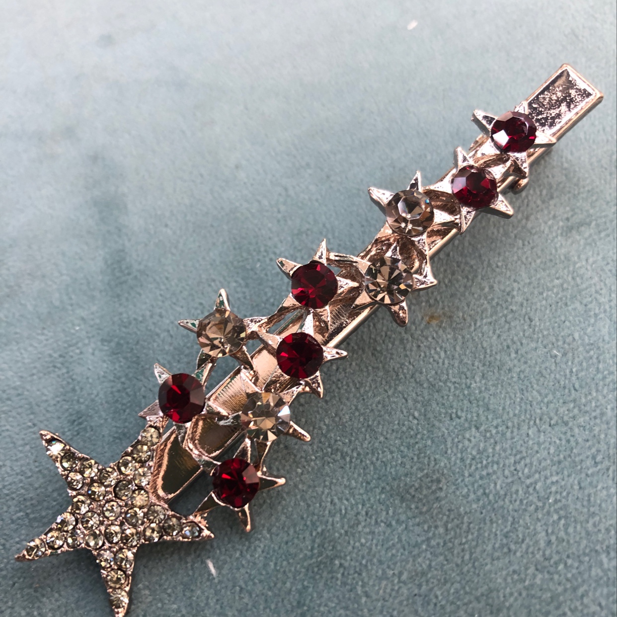 Elegant star one-piece clip creative accessory hair clip for girls