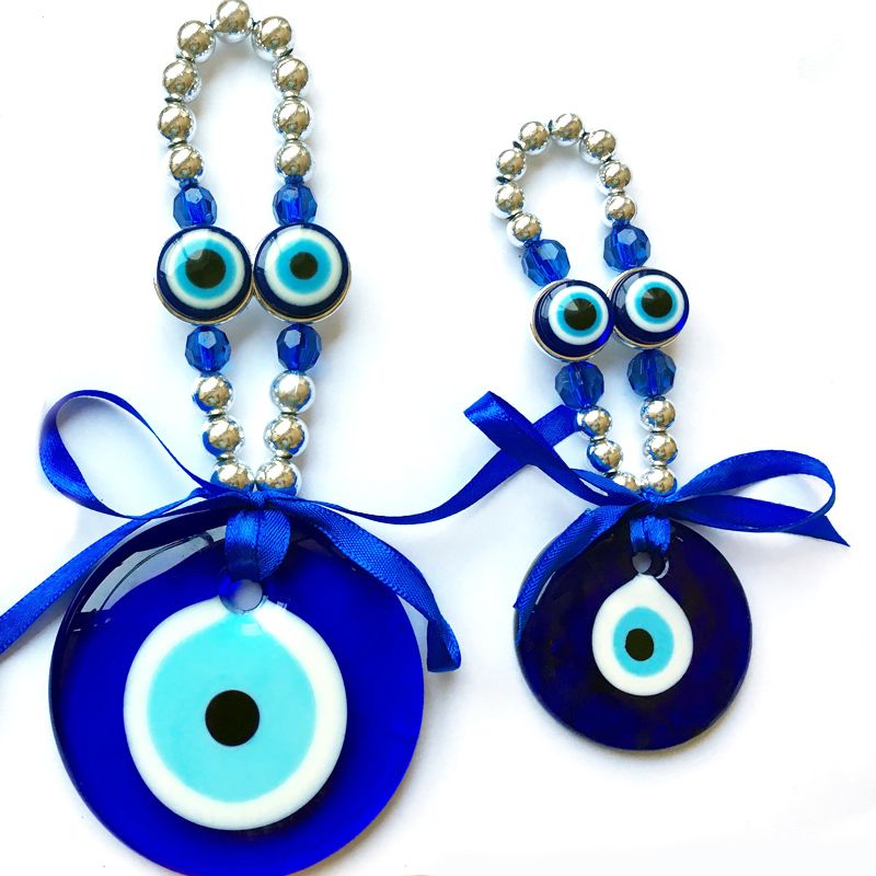 Yiwu Siyao Accessories Blue Eye Glass Pendants, home decorations, Greek and Turkish souvenirs, glass eye accessories Factory Customization, foreign trade supply sources details Picture