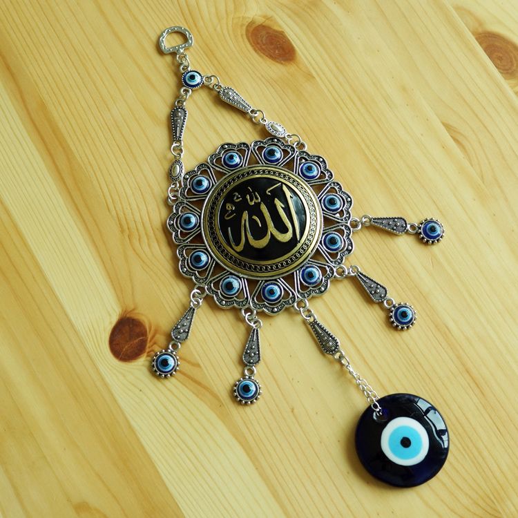 Blue-eyed glass pendant, Devil's Eye, for home and office wall decoration, evil eye pendant