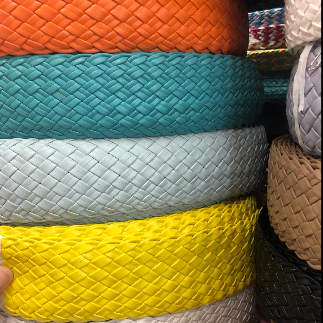 13 Strands Pu Ribbon (Belt, Slipper Strap) Specification drawing