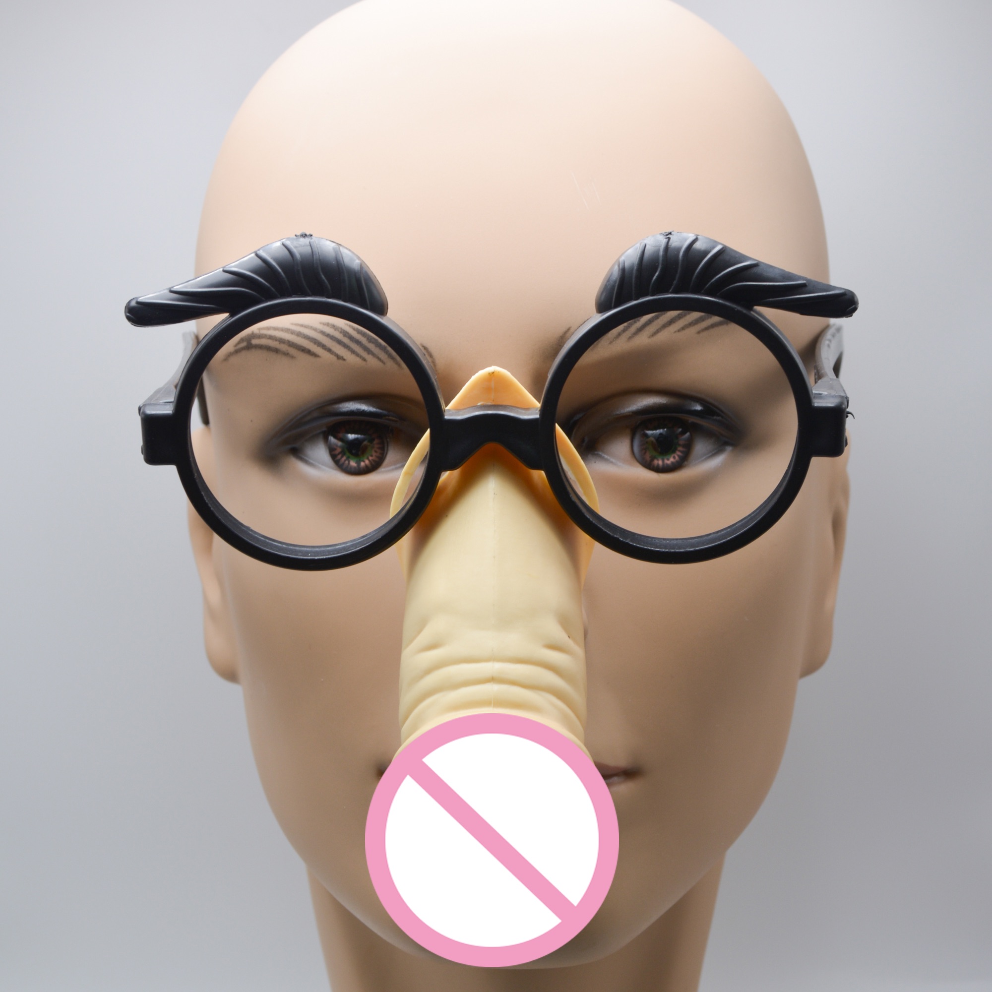 Cross-border Hen Party bar KTV props, fun jj men's bird glasses, single party prank glasses details Picture
