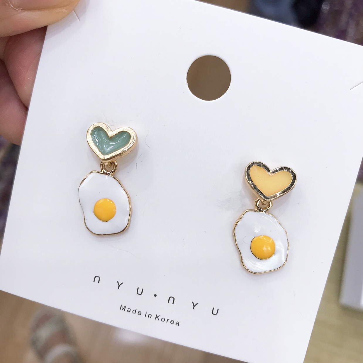 网红爆款女煎蛋桃心时尚款产品图