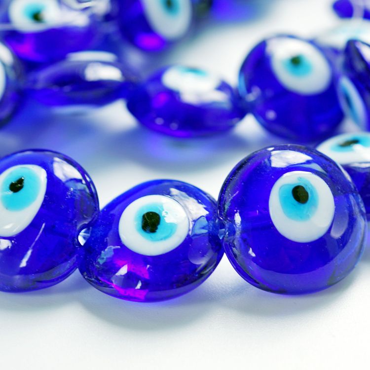 Turkish blue-eyed bead glass handcrafted bead accessories are in stock and can be customized Specification image