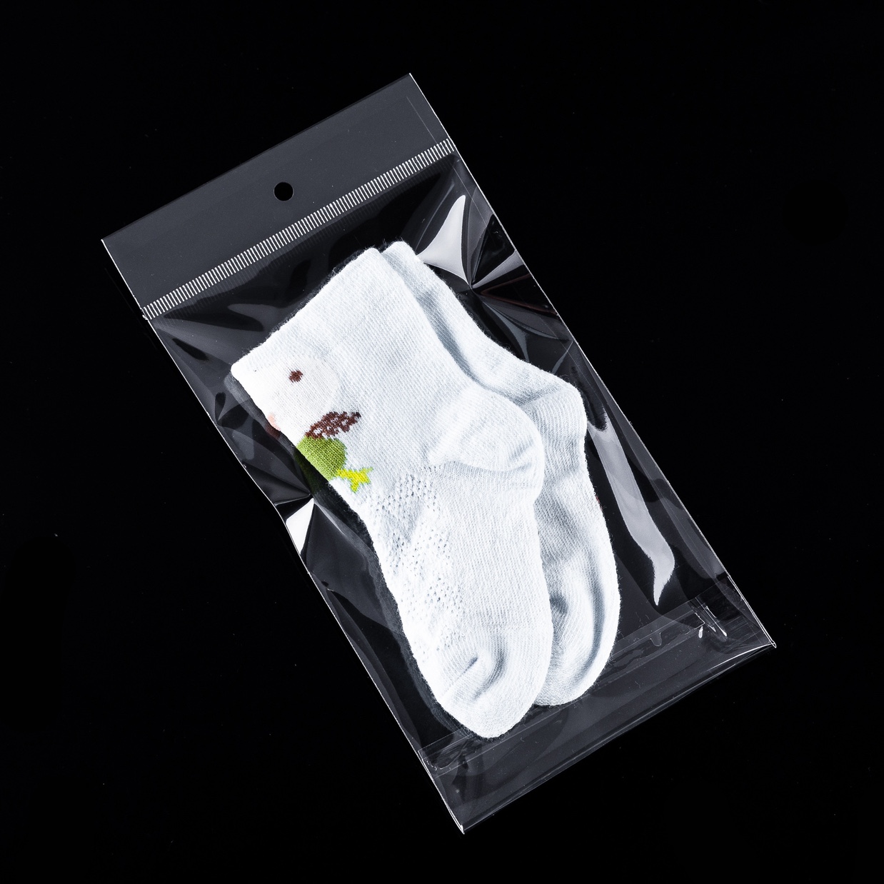 Qin Yun Thickened Transparent Pe Ziplock Bag Sealed Bag Children's Sock Bag 1010