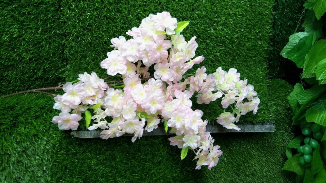 Artificial flower, artificial cherry blossom, 100cm three-dimensional colorful cherry blossom Specification image