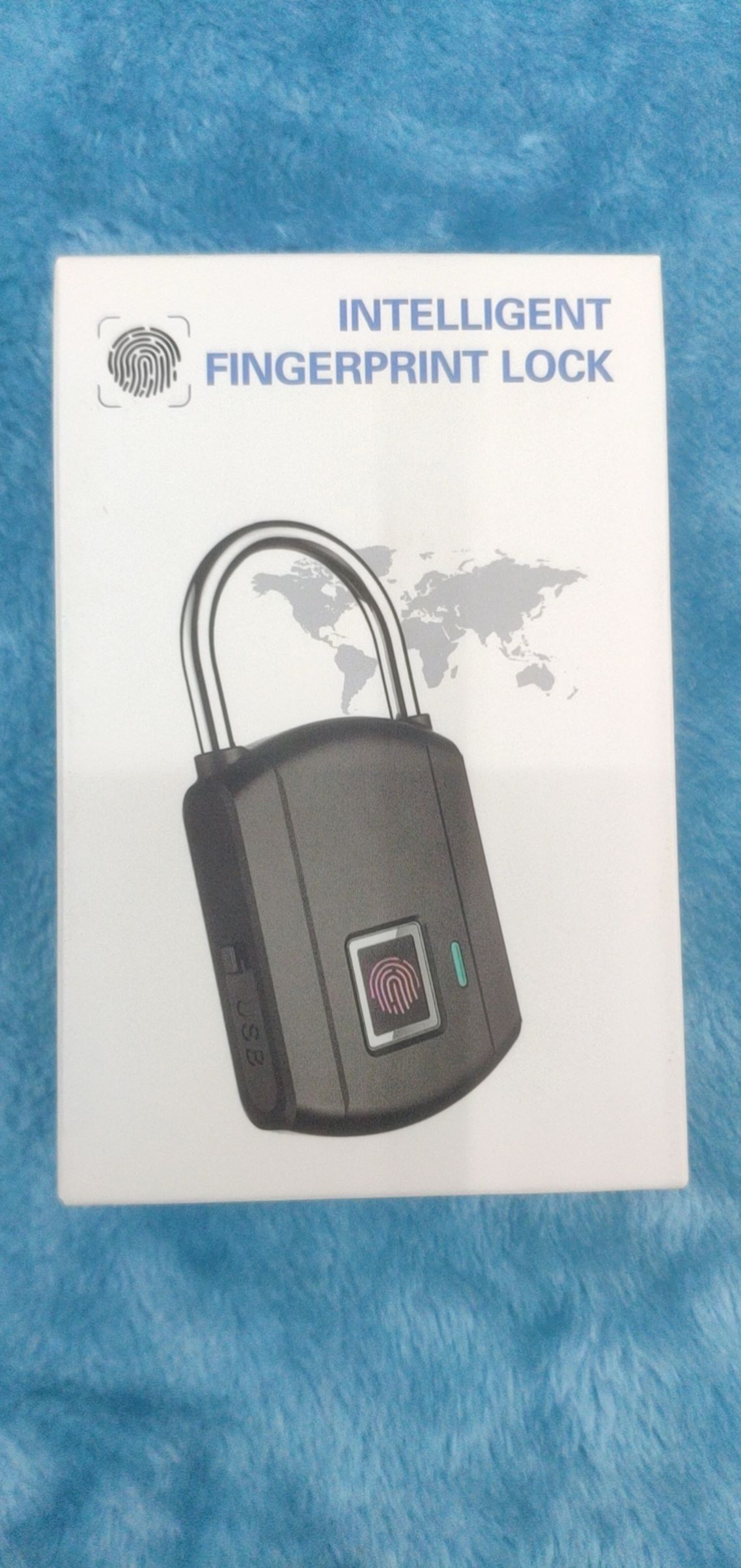 Yiwu buena carga cerradura huella digital candado SLF-003 details Picture