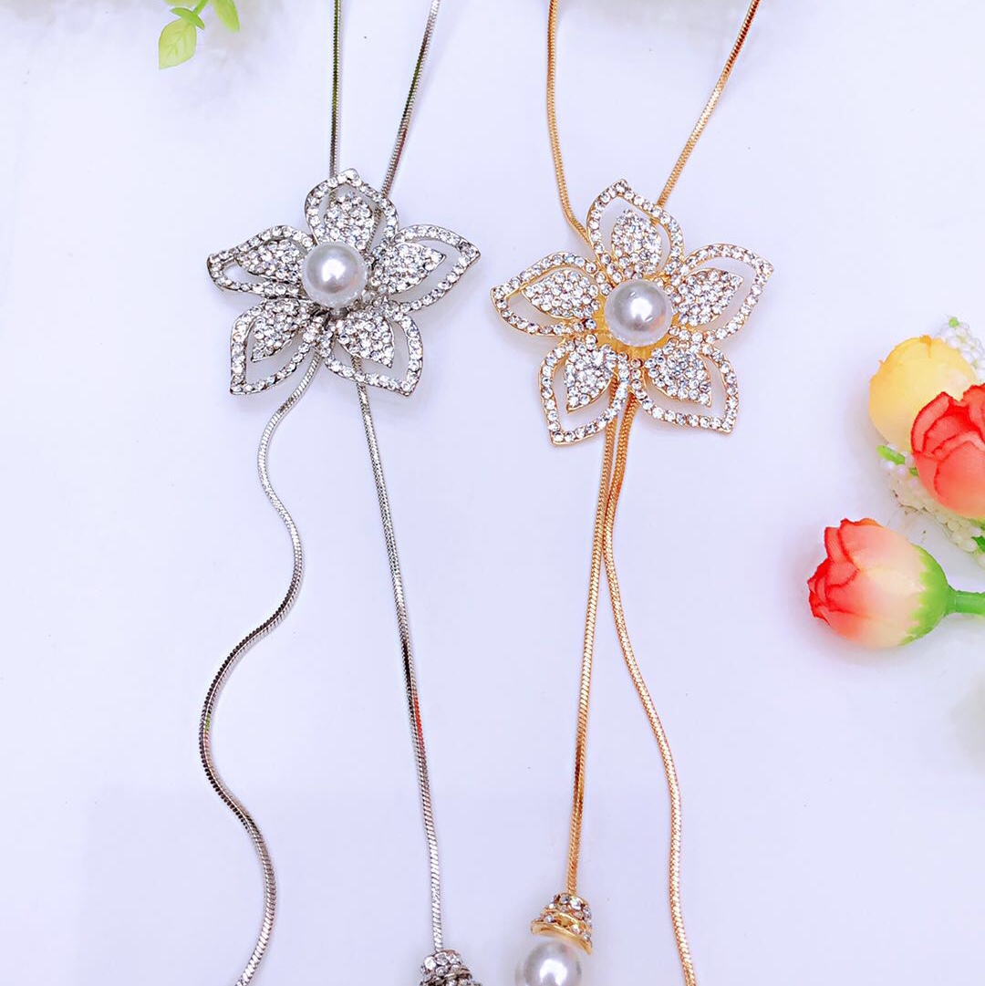Pull alloy necklace