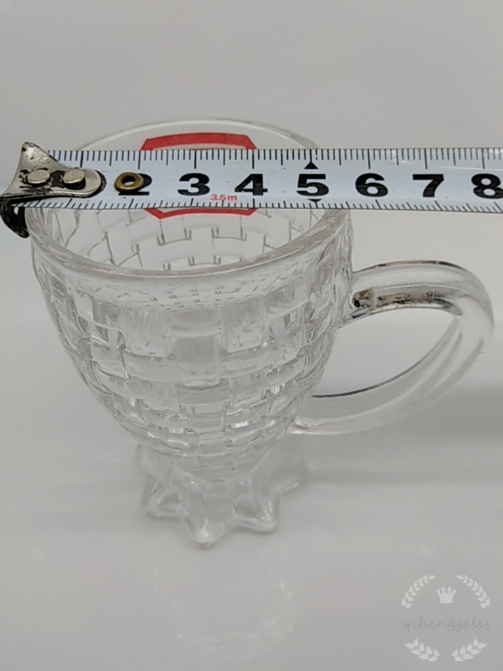 Factory direct sales of wine tea cups with handles and engraved patterns 131 Application Scenario
