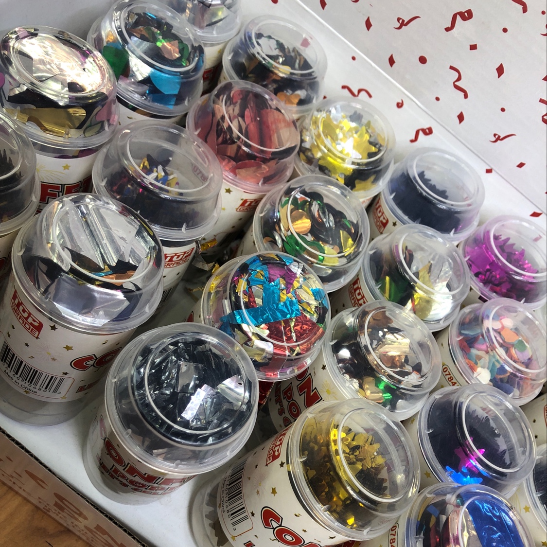 节日小喷筒 掌型 迷你彩条 生日派对 儿童聚会，学生party 推推乐产品图