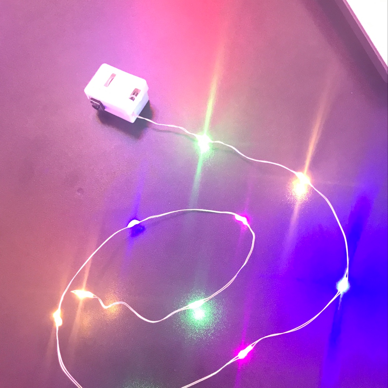 10 Lights With Flashing Garland Lights, 50Cm In Length Item Picture