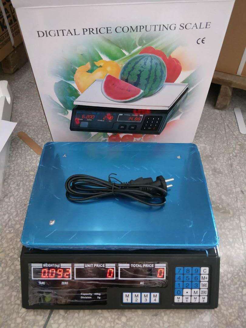 卖菜电子秤40kg电子计价秤商用电子桌秤水果秤台秤英文详情图6