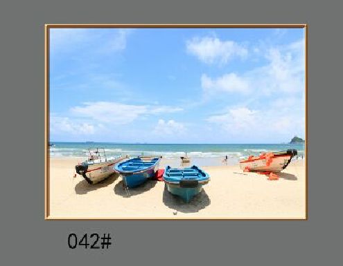Nordic Living Room Dining Room Sofa Background Decorative Painting Landscape Painting Hanging Painting Three Couplets undefined