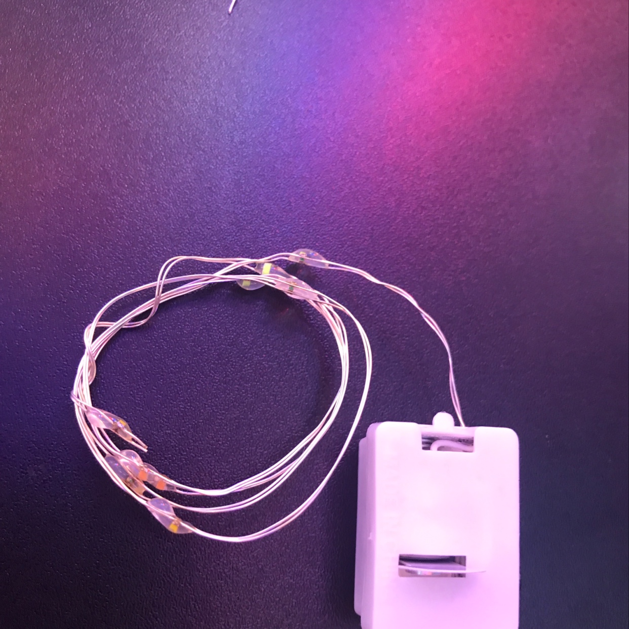 10 Lights With Flashing Garland Lights, 50Cm In Length Specification drawing