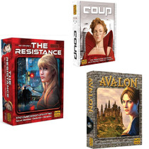 The Resistance avalon all English Avalon board game card game coup