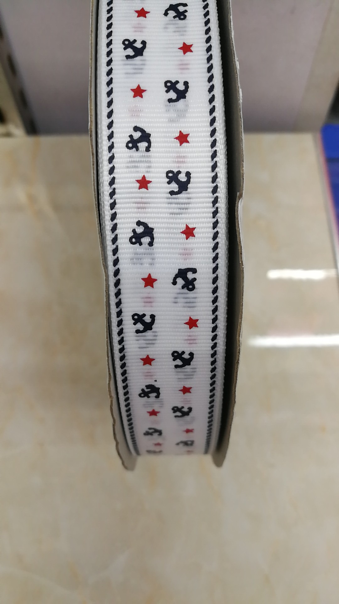 Ribbed tape printing