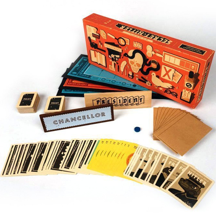 SECRET HITLER反人类桌游 揭秘希特勒  英文版 益智游戏卡牌细节图