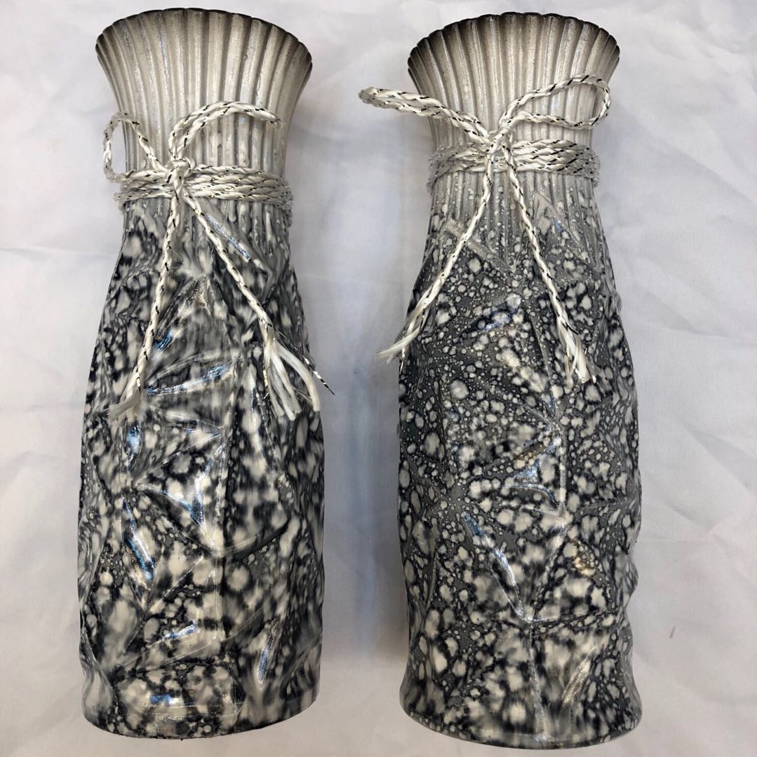 30公分花瓶/陶瓷花瓶/仿木质陶瓷产品图