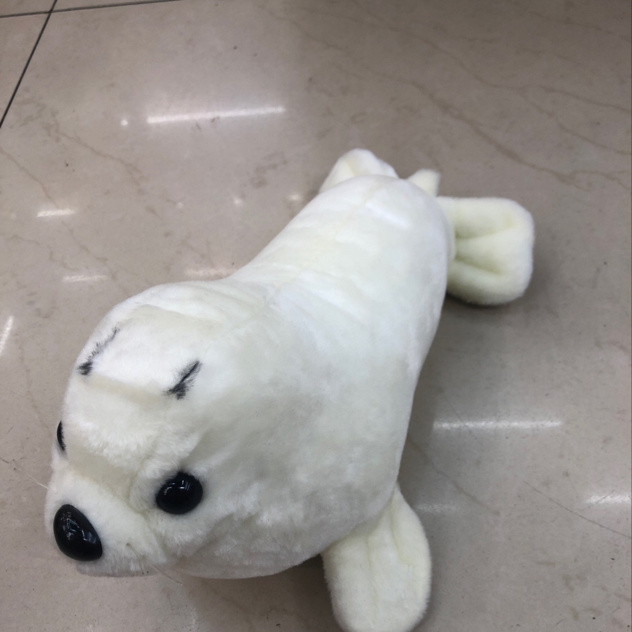 Plush sea lion details Picture