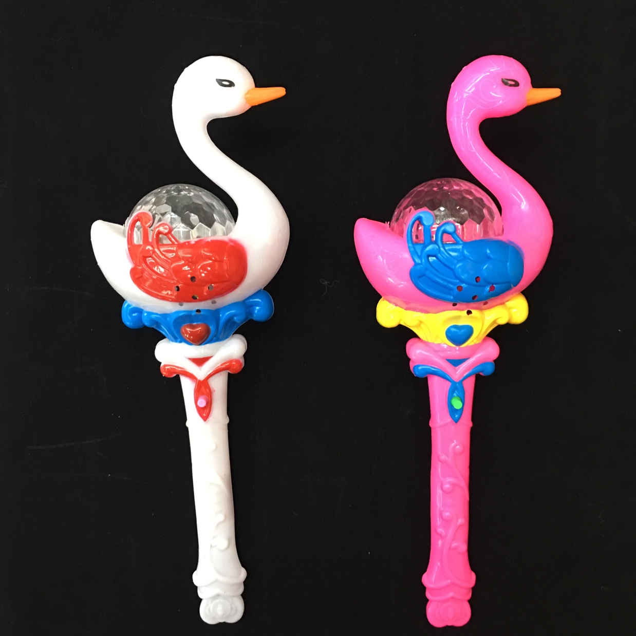 音乐发光天鹅魔法棒led仙女棒发光魔法棒闪光棒儿童玩具热卖礼品