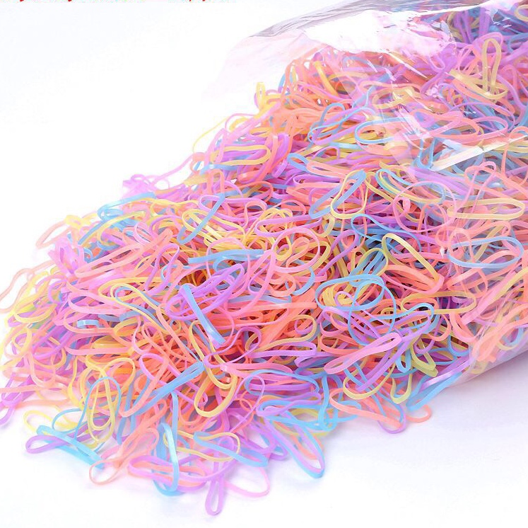 Mb-4024 jelly mixed color rubber band, 2.5cm in diameter, 2mm in thickness, 70silk, 1kg, about 22,000 pieces, 1 bag, 2 jin, 1 bag, batch, when placing an order, note that this product is quoted by jin. Thickening, quality is also strengthened, new material and constantly, welcome to buy! thumbnail
