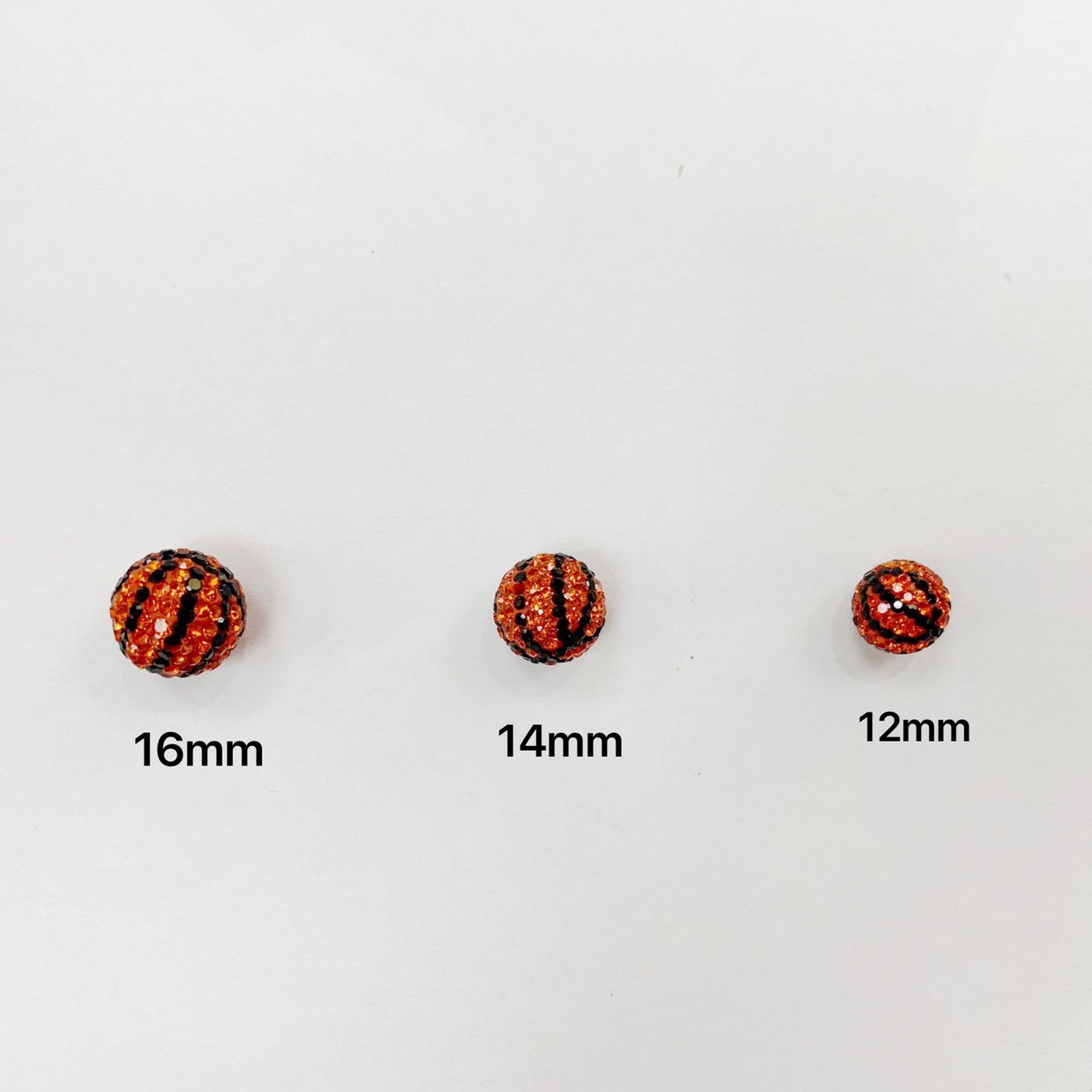 Creative jewelry accessories -12mm ceramic blue balls, straight holes, half holes Item Picture