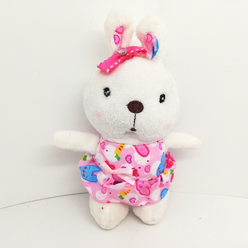 小兔毛绒玩具挂件地摊货礼物婚庆抛洒娃娃机服装配件花束礼品详情图1