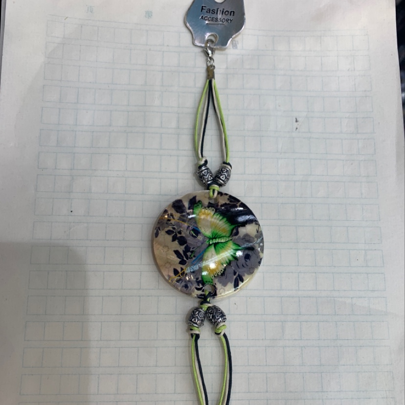 Wax thread shell bracelet