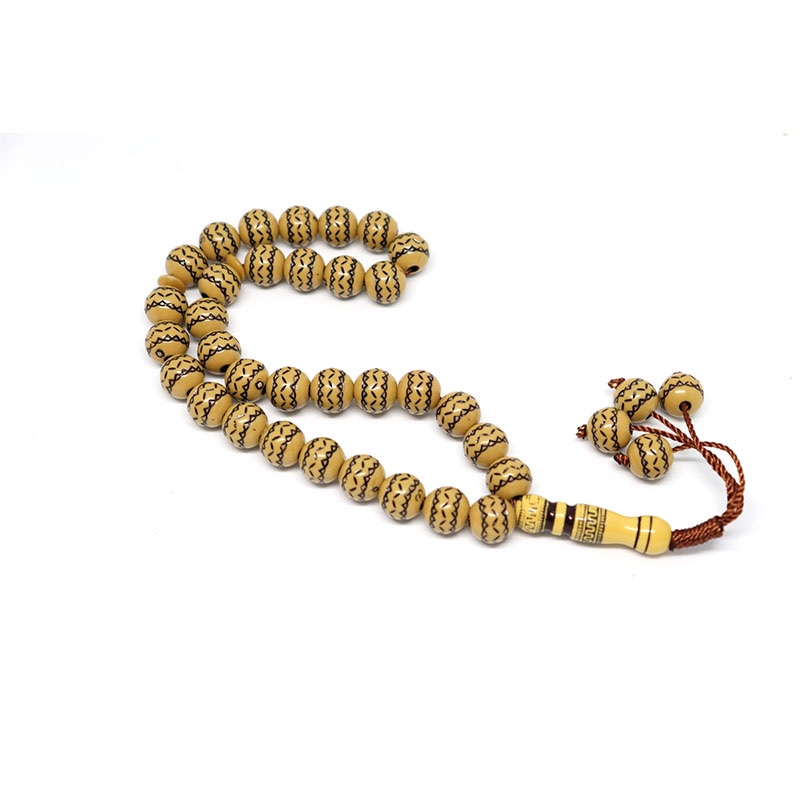 Muslim rosary plastic beads 33 beads hang mixed color mix thumbnail