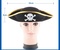 万圣节海盗船长帽海盗演出道具帽加勒比海盗船长帽子万圣节帽子产品图