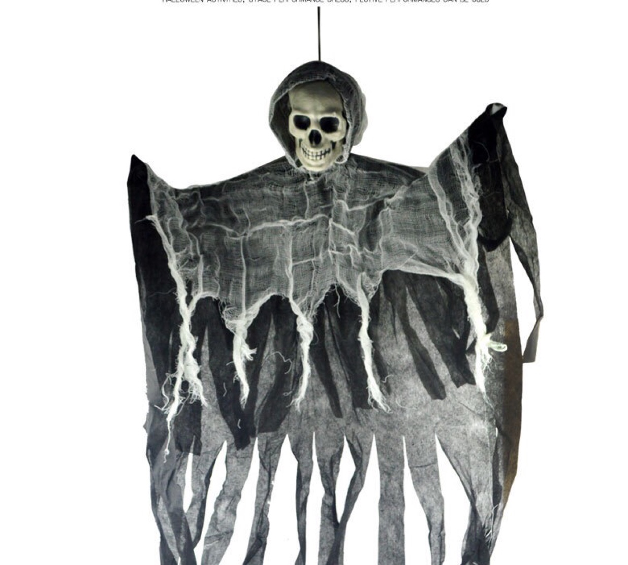 万圣节吊挂 带声控 装饰挂件 骷髅头吊饰