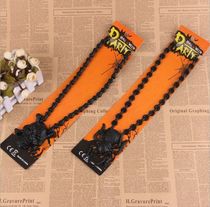 Halloween props Halloween decorations Halloween spider ghost head necklace prop decorations