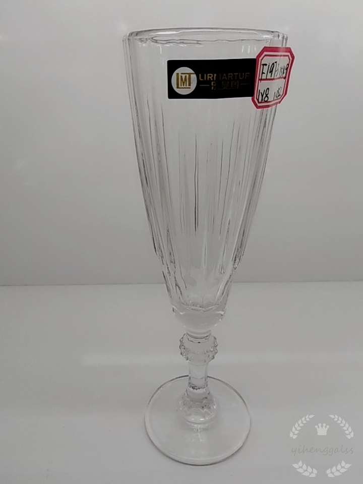 Factory direct sales of conical red wine and spirits tall glass 197-3 details Picture