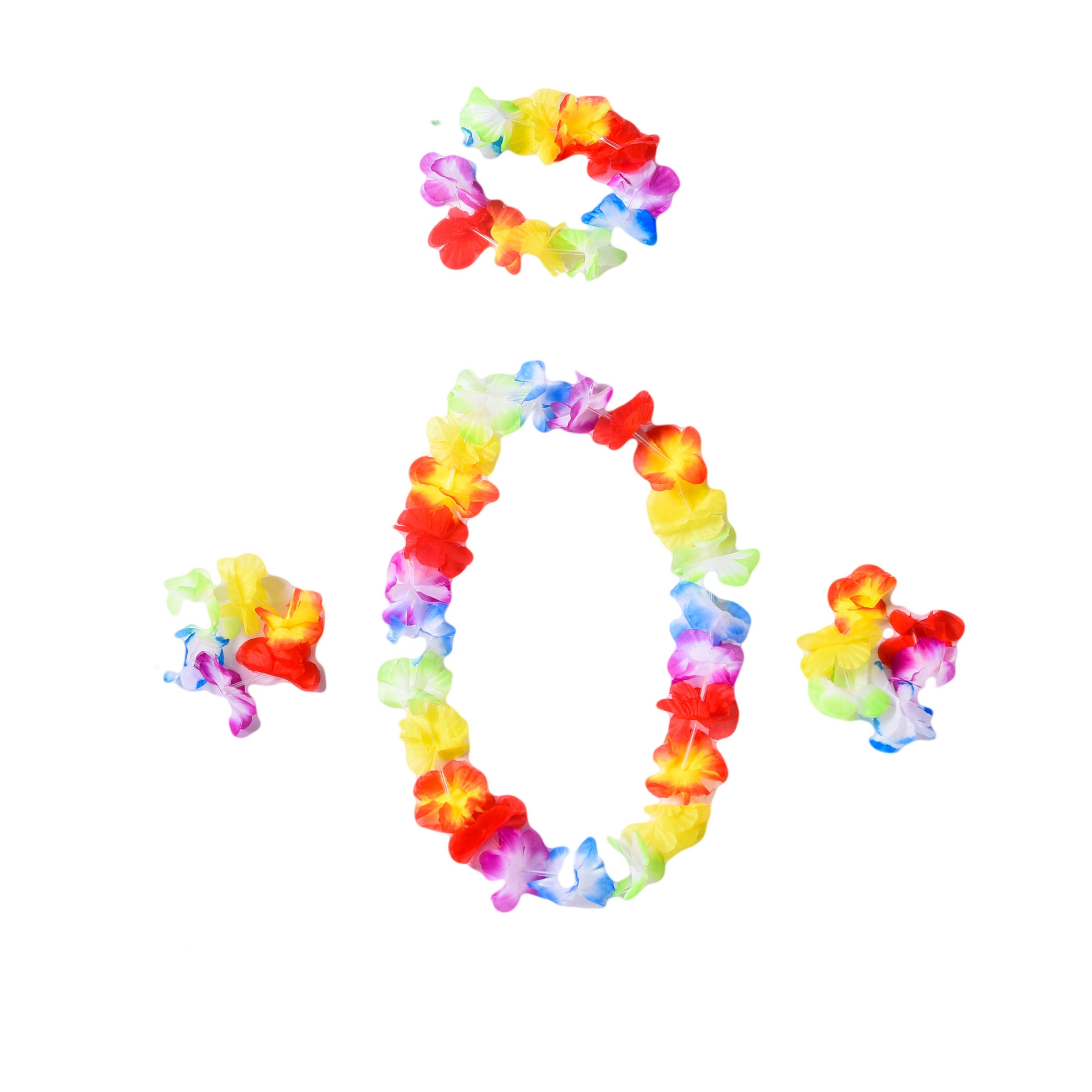 A four-piece set of Hawaiian garlands and seaweed dance props for the wedding tour details Picture
